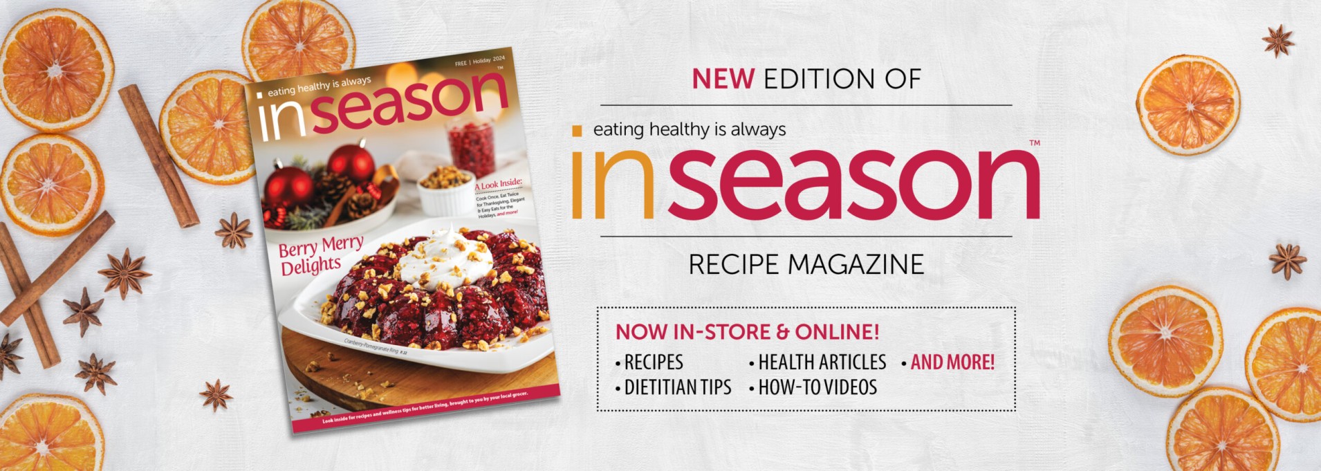 Inseason Recipe Magazine